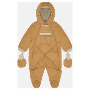 7AM Enfant Snow Jumpsuit - Benji Plush Cognac Snowsuit